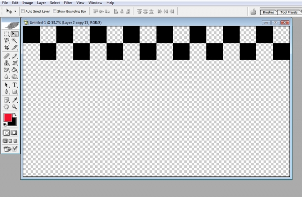 Creation of Checkered Illusion: Step 6